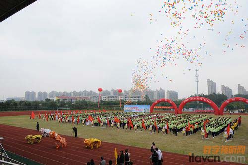 DESFINE迪斯音響系統(tǒng)助力上海外語(yǔ)大學(xué)體育場(chǎng)