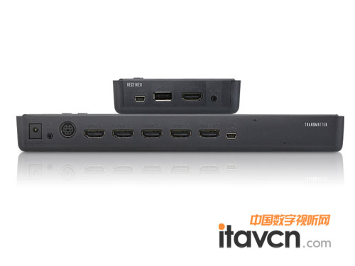  ATEN VE829無線延長器背部接口